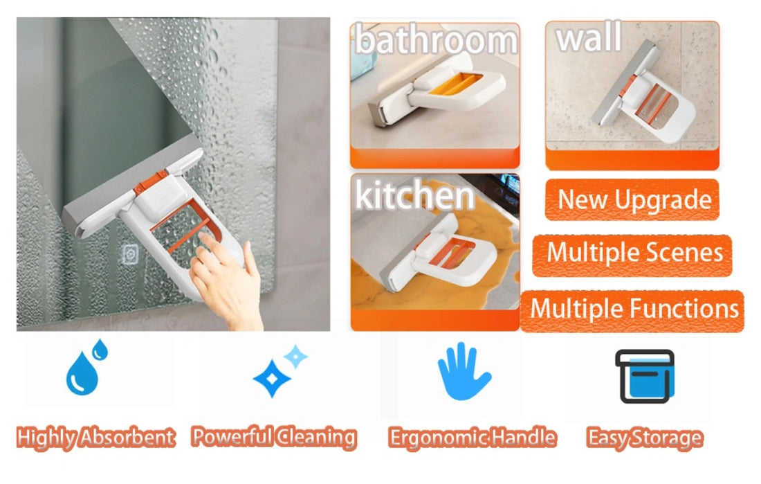 Mini Portable Self-Squeezing Mop