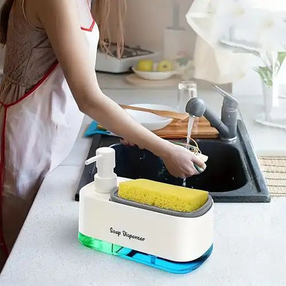 Soap box with sponge
