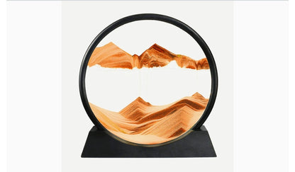 Round Tempered Glass 3D Deep Sea