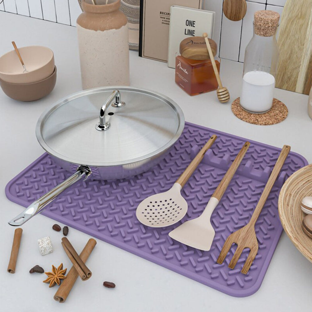 Silicone dish drying