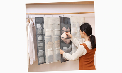 Hanging Pocket Organizer for Underwear and Socks