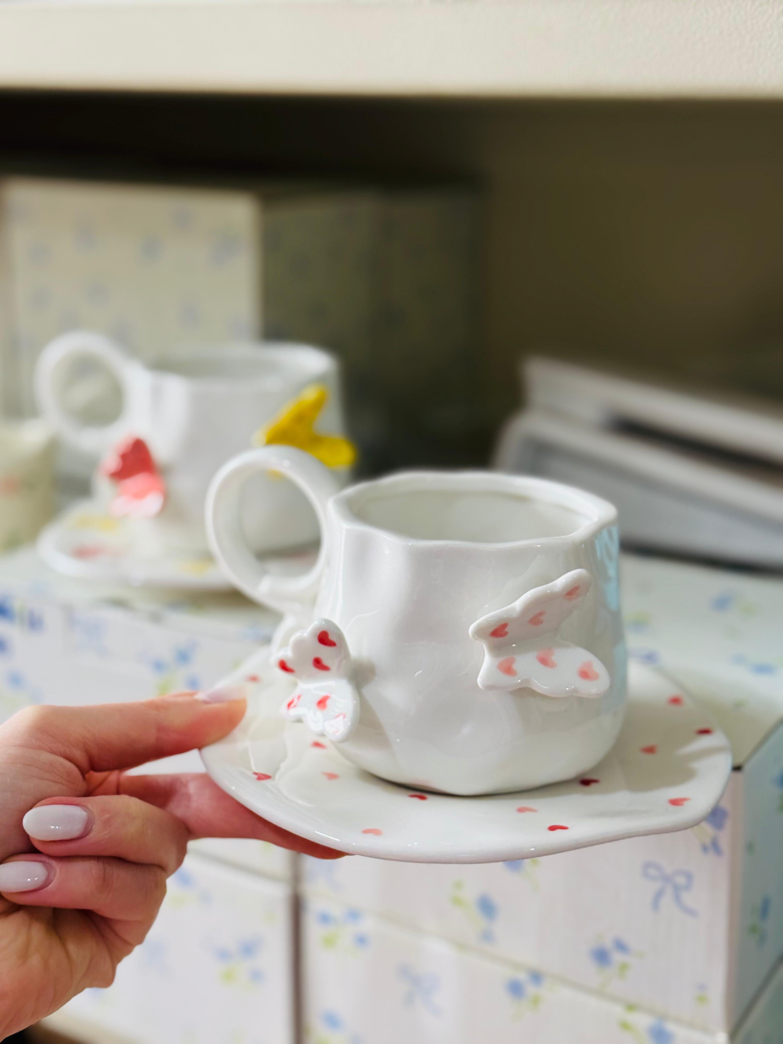 Butterfly Ceramic Mug