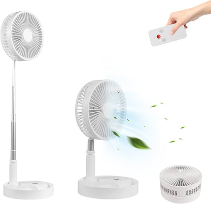 Folding fan with USB charging