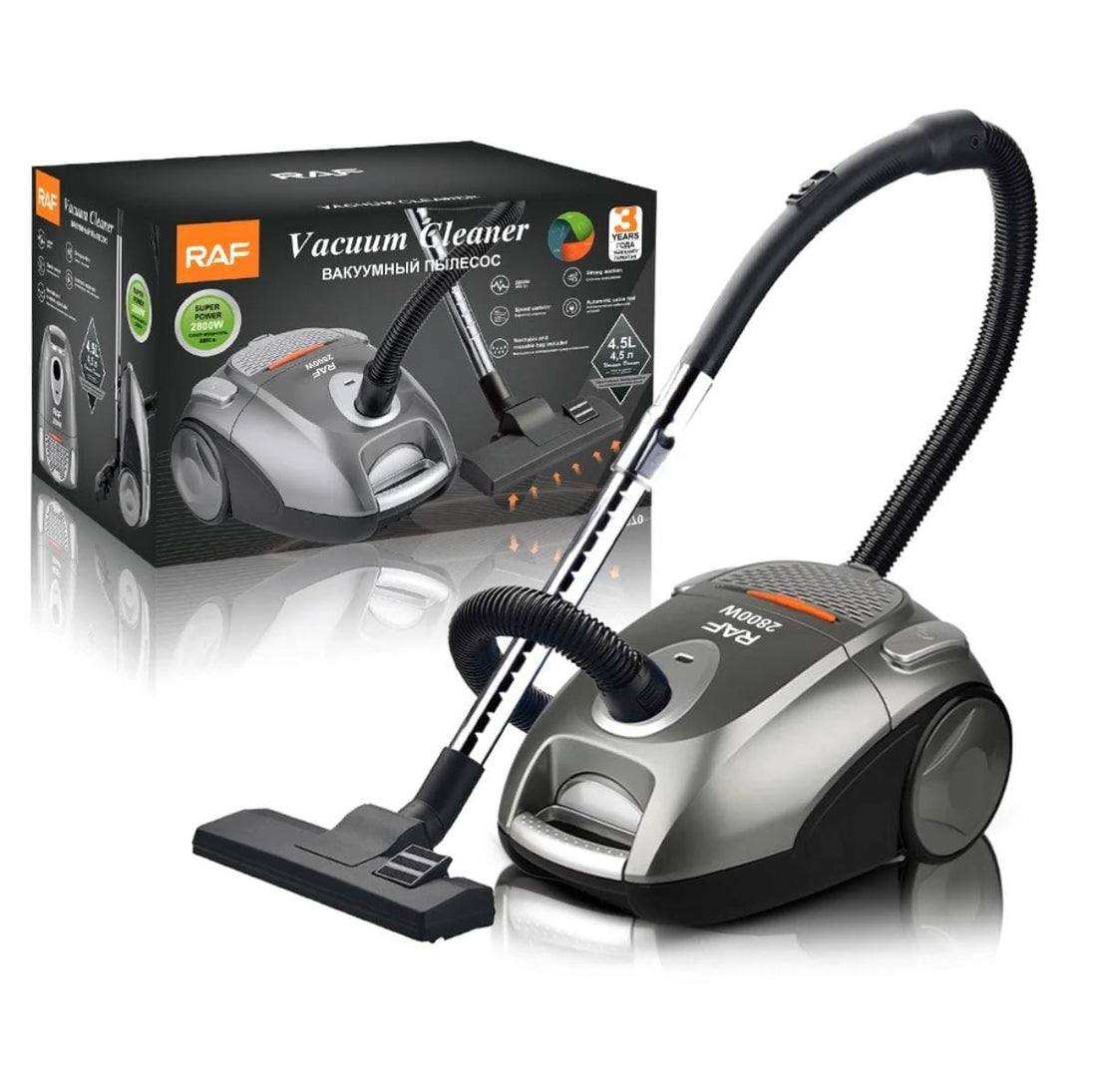 RAF Vacuum Cleaner Power Special Household Electric Aluminum