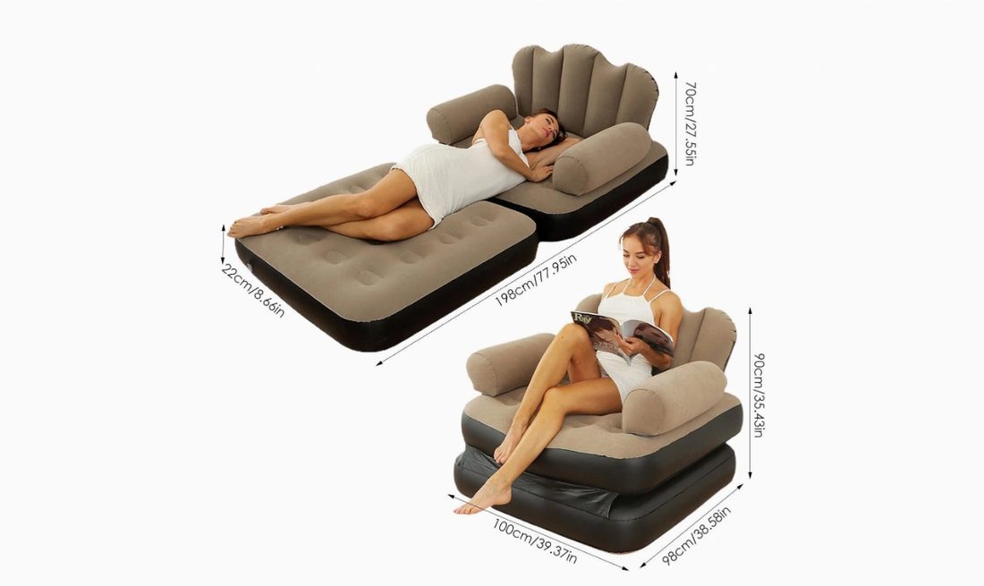 Inflatable Sofa with Armrests