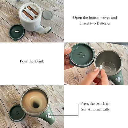 Magnetic Stirring Coffee Cup