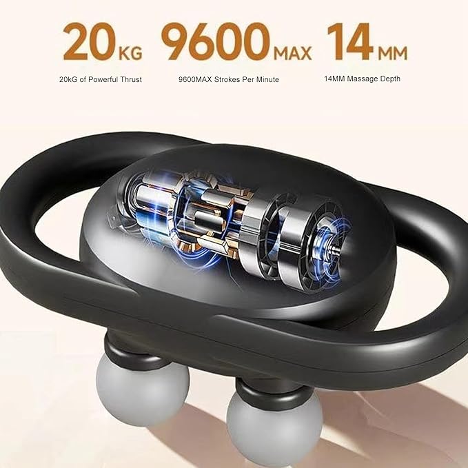4 Head and Back Massager