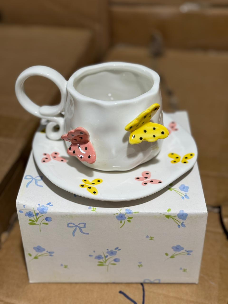 Butterfly Ceramic Mug