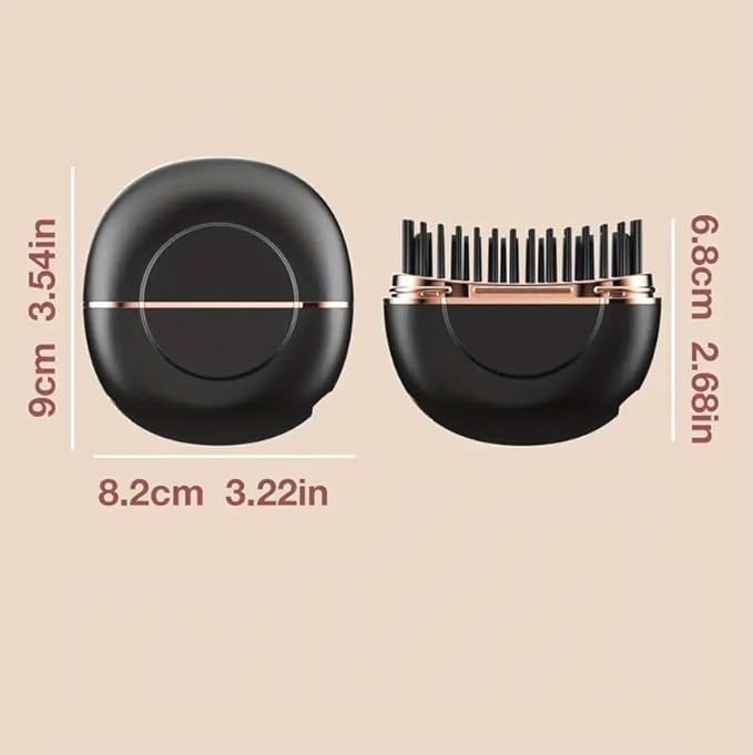 Mini Wireless Portable Straightening Brush