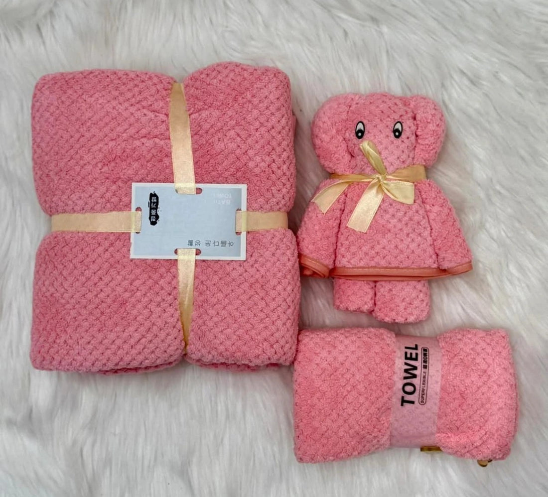 Towel Fleece Washcloth for Bathroom