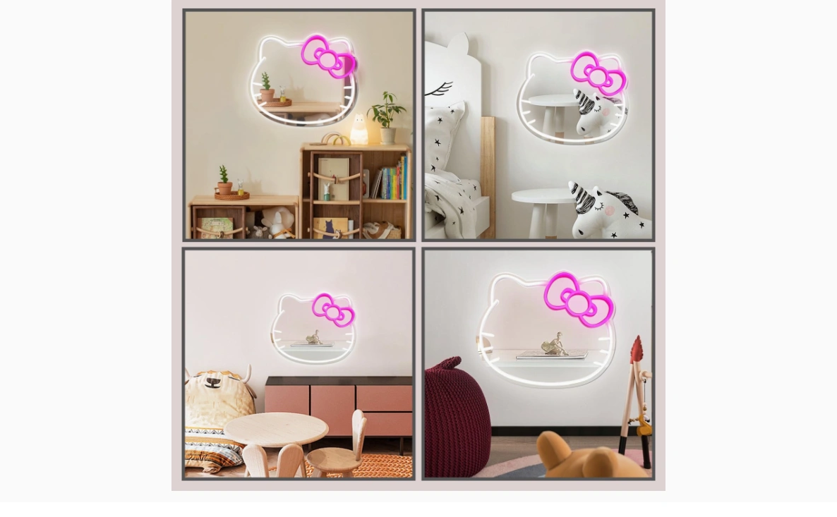 Hello Kitty Vanity Mirror with Light