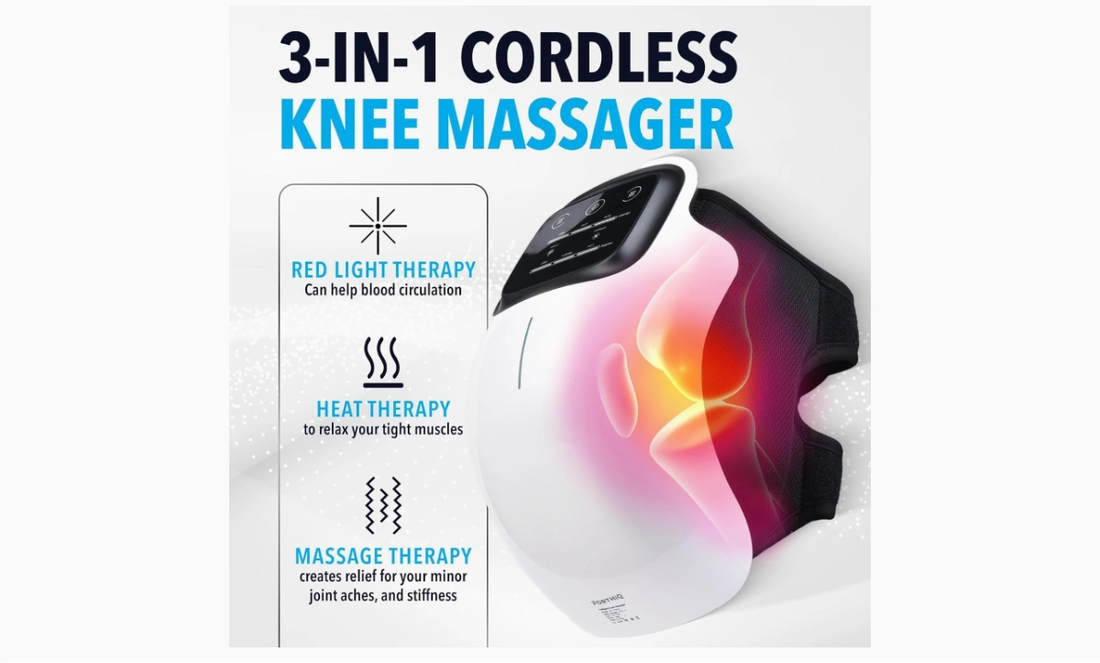 Knee Massager Smart with Heat &amp; Red Light