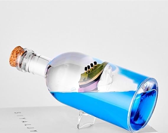 Floating boat  bottle 🌊