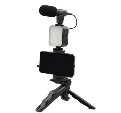 Mini Tripod Stand, LED Light &amp; Phone Holder