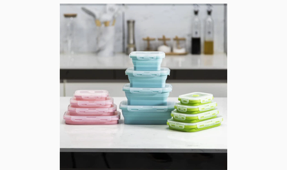 Silicone storage lunch box