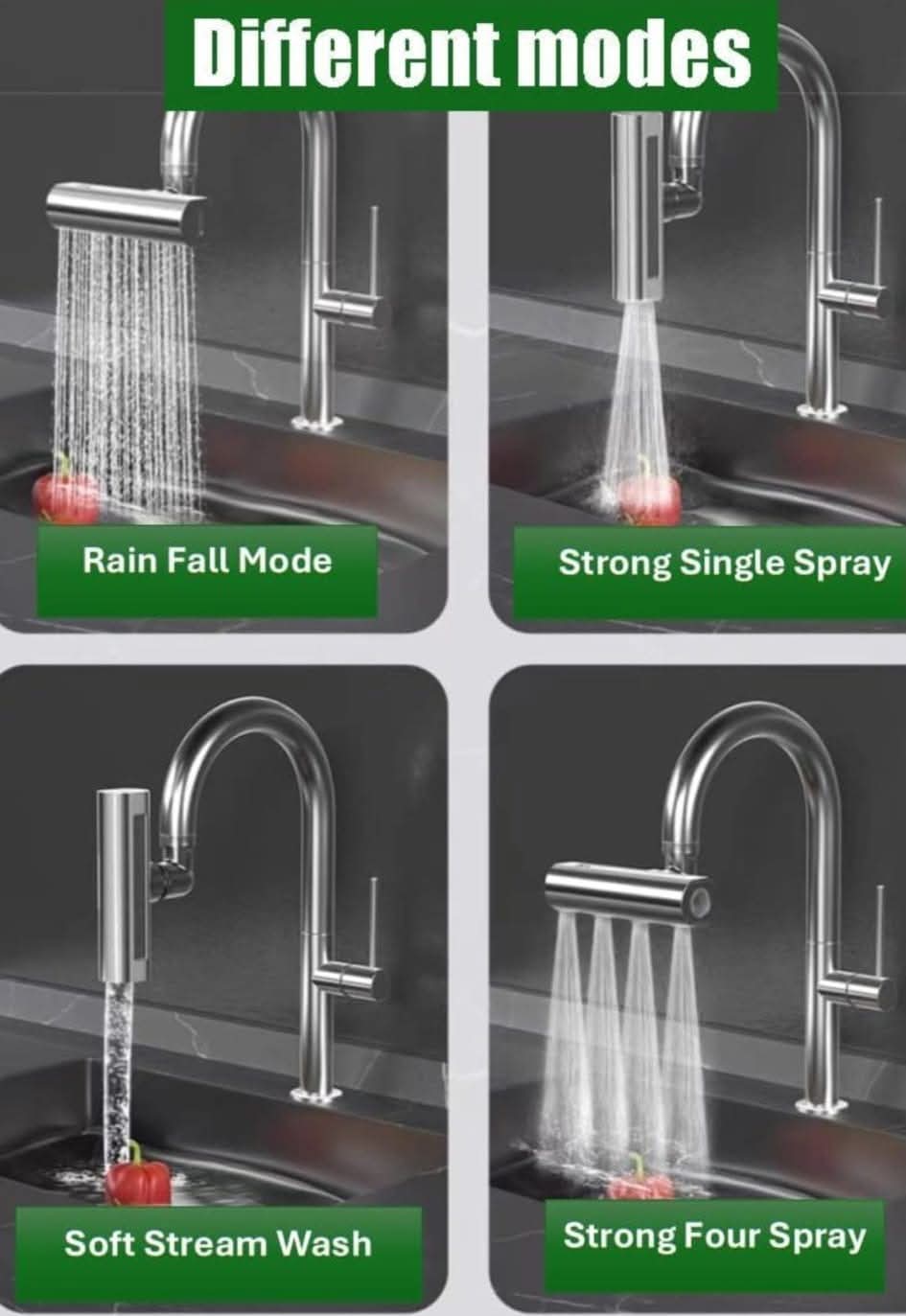 Kitchen Faucet Mixer Sprayer,360° Rotating