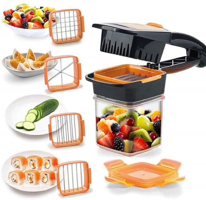5 in 1 Kitchen Gadgets Stainless Steel Vegetable Fruit