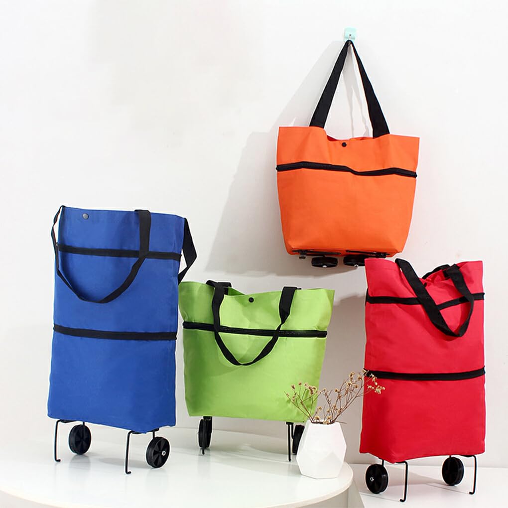 Foldable Shopping Bag With Wheels