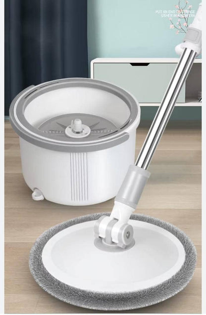 Stainless Steel Spin Mop And Bucket Set