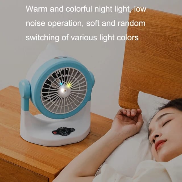 Spray cooling fan