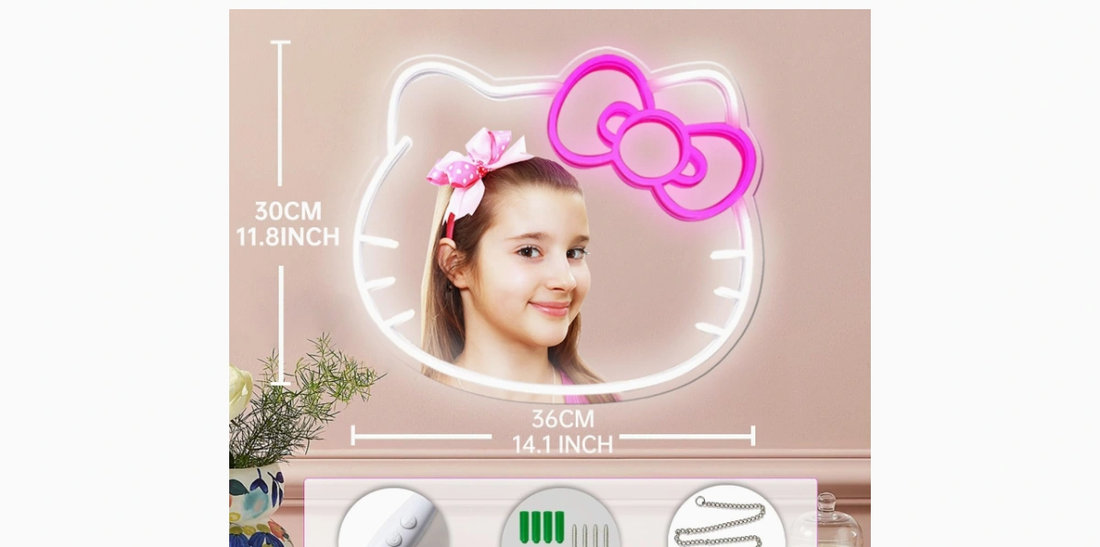 Hello Kitty Vanity Mirror with Light