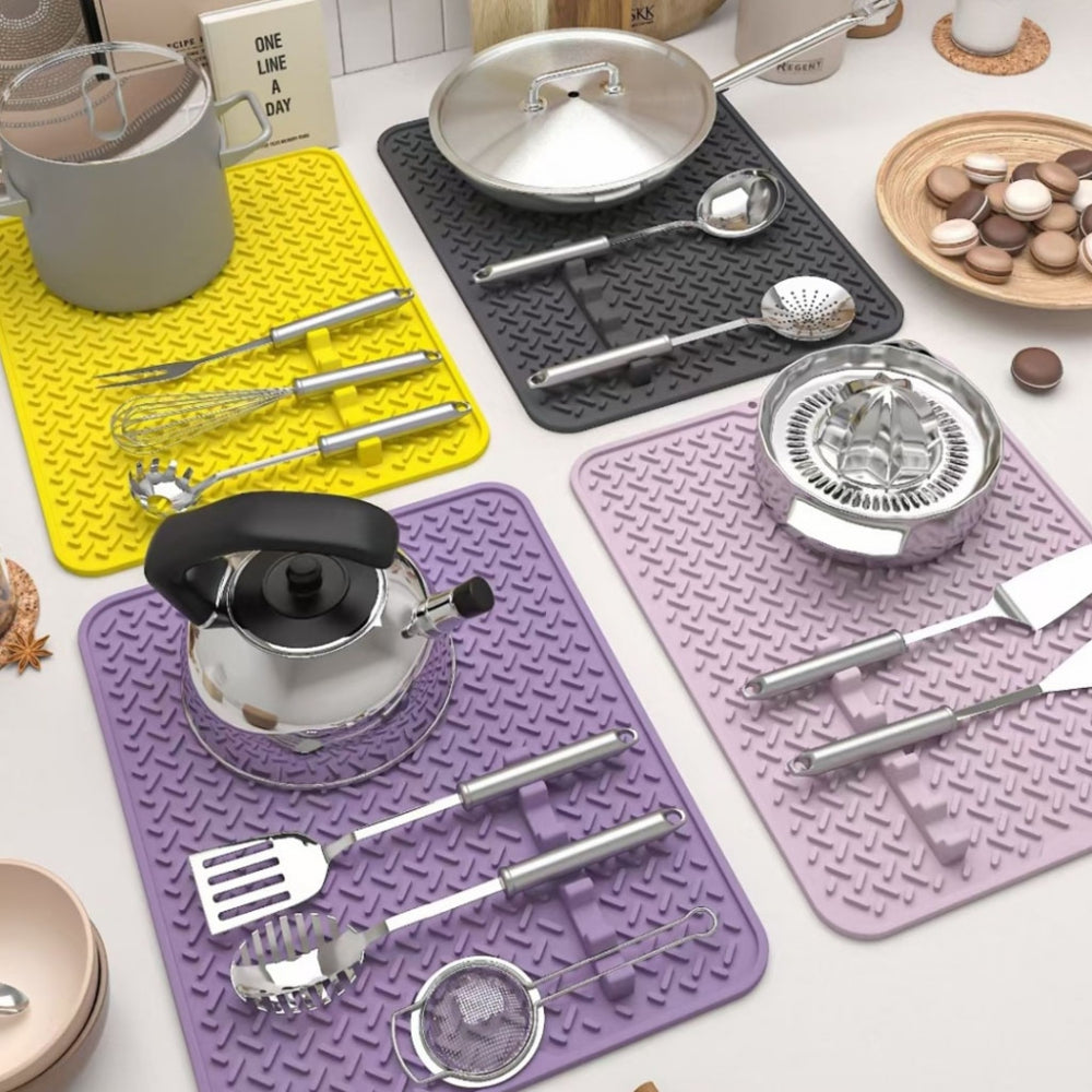 Silicone dish drying