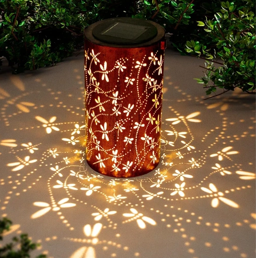 Solar Garden Outdoor Metal Hanging