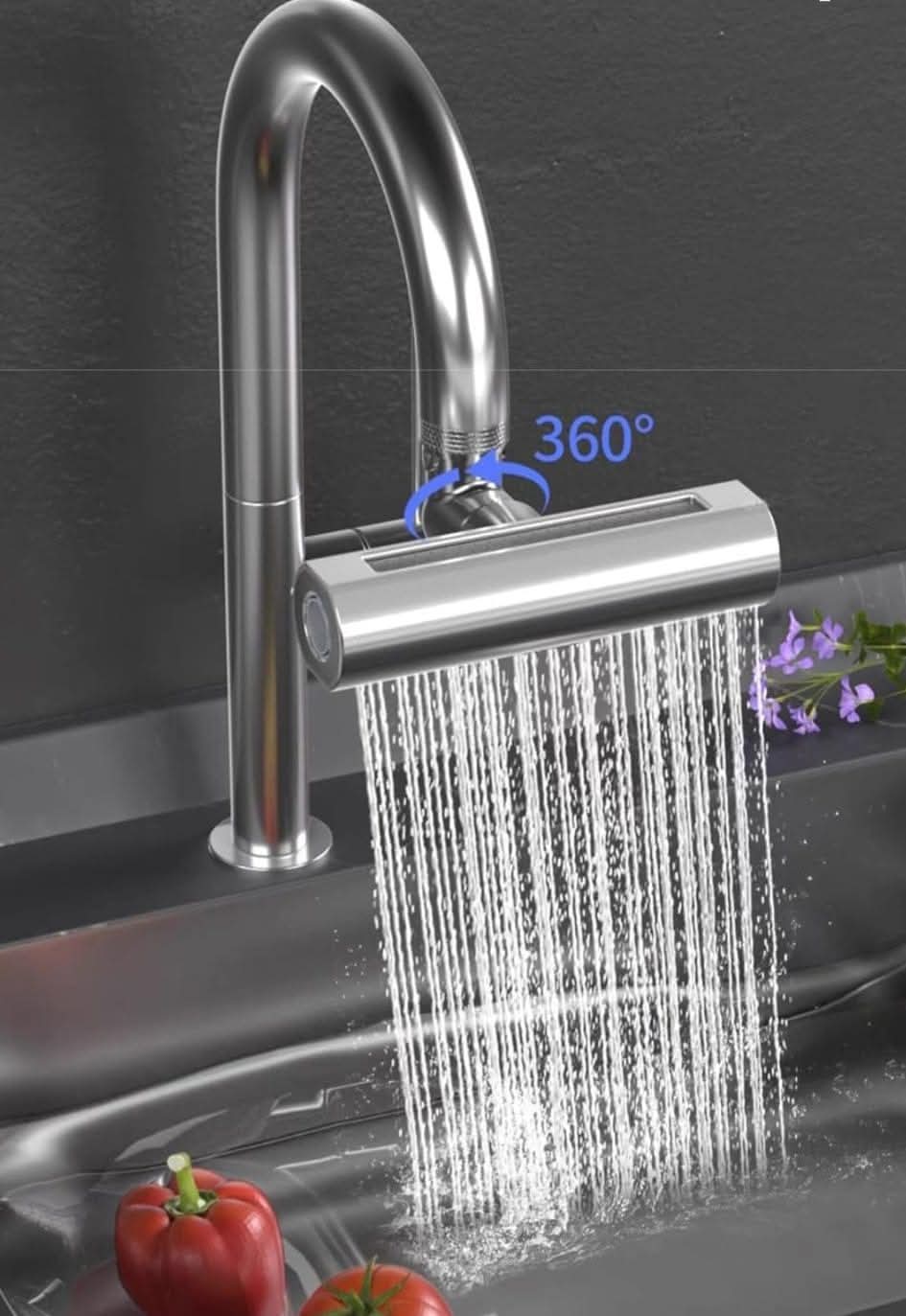 Kitchen Faucet Mixer Sprayer,360° Rotating