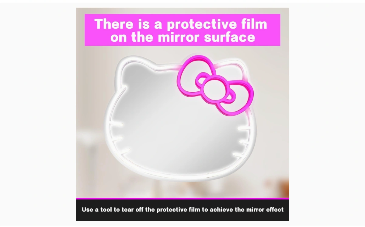 Hello Kitty Vanity Mirror with Light