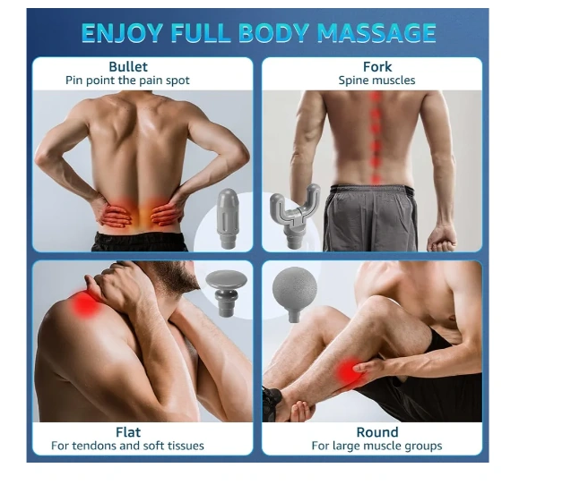 Massage Gun with Extension Handle