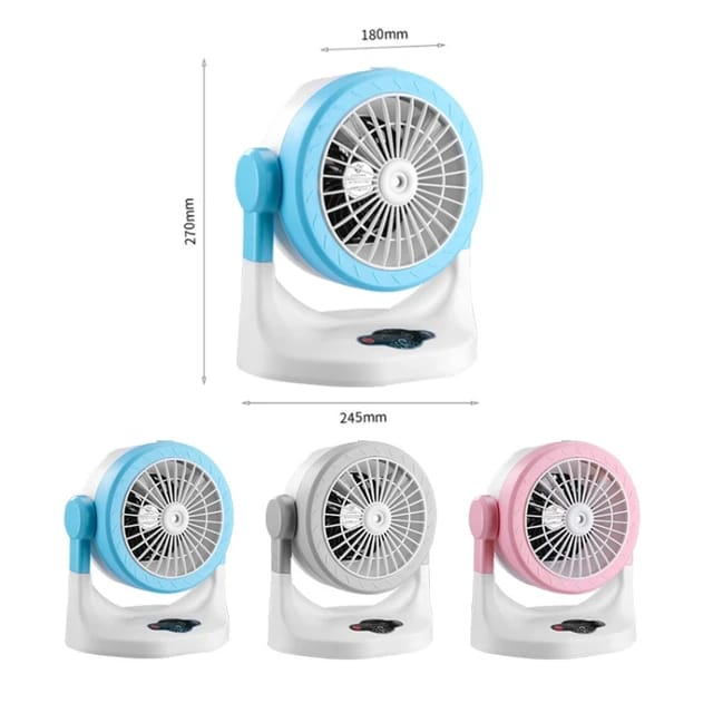 Spray cooling fan