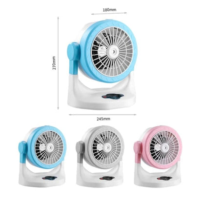 Spray cooling fan