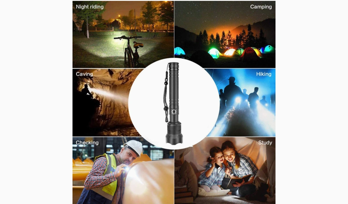 Water Resistant Camping Flashlight