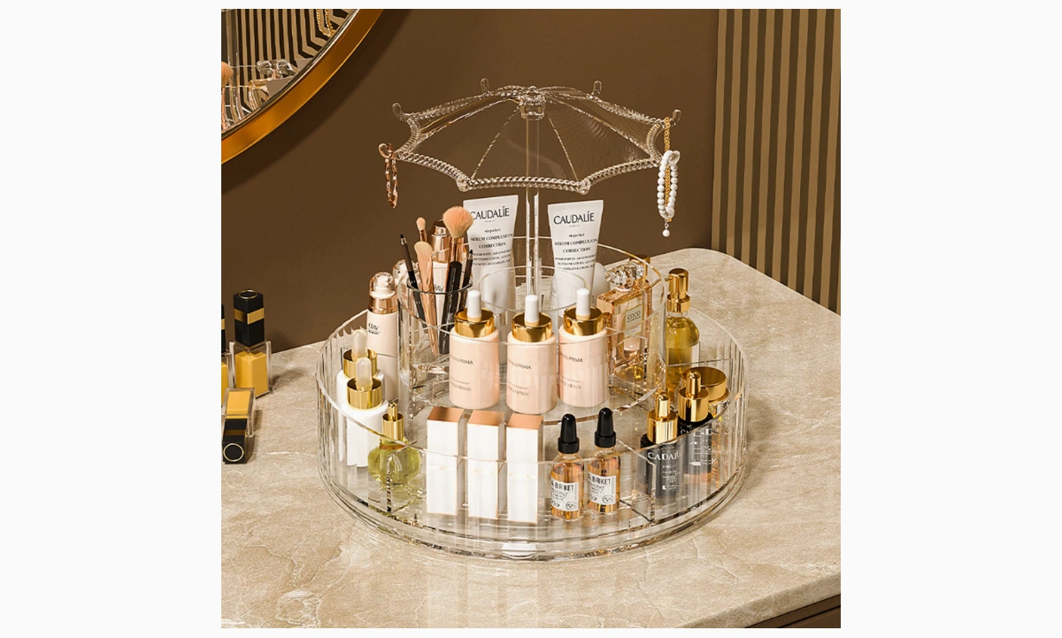 360 Rotating Makeup Organizer