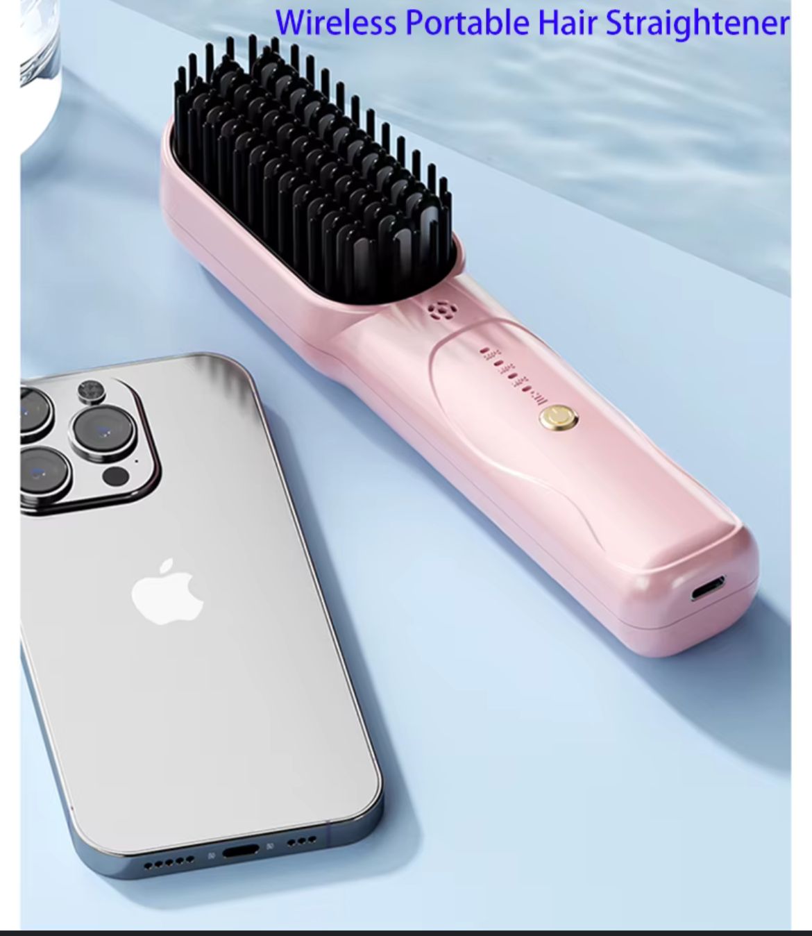 Wireless Hair Straightener Brush