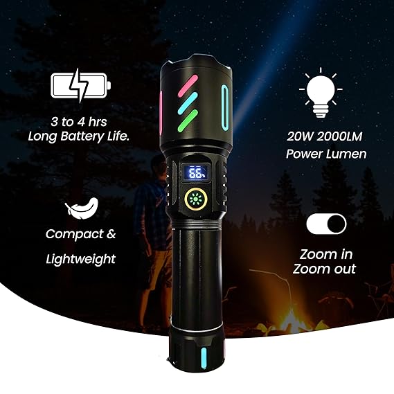 Waterproof, Zoomable, Emergency Power Bank