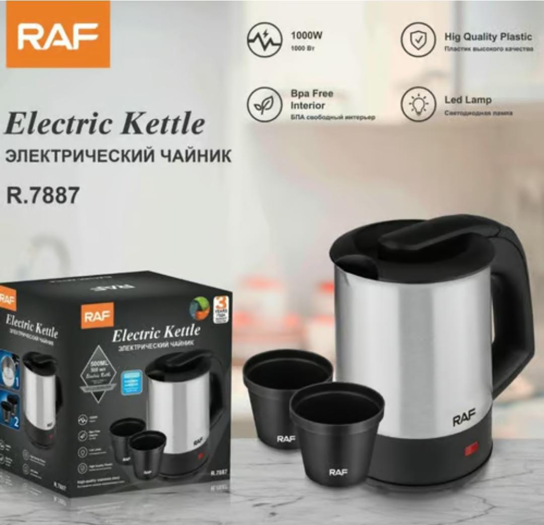 Electric kettle with 2 cups