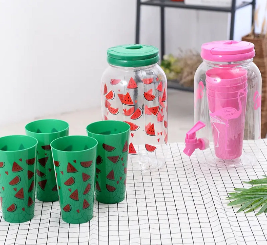 Set plastic kettle + cups
