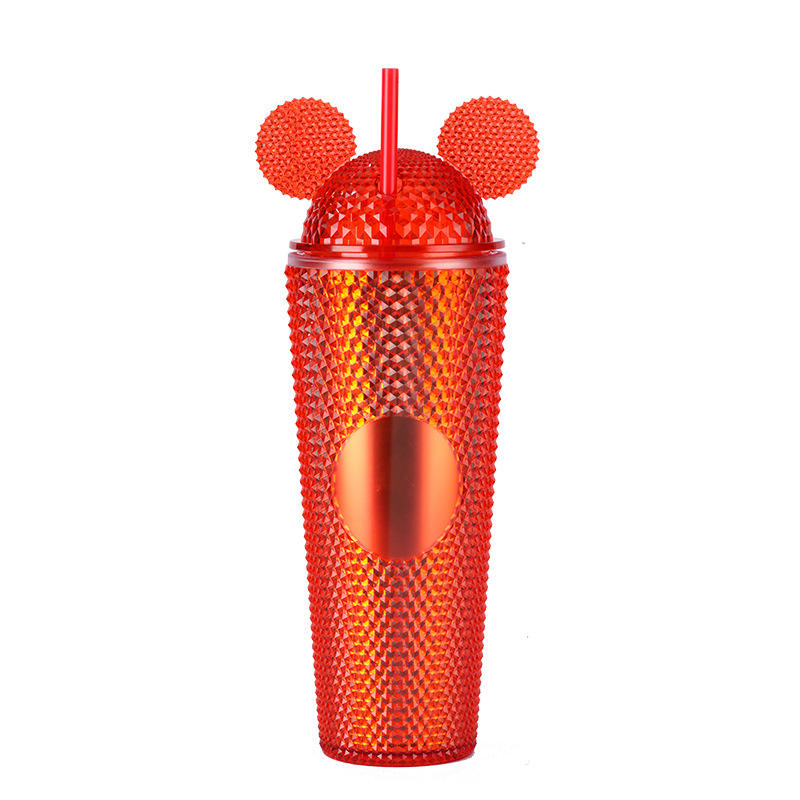Mickey mouse straw bottle  700mL