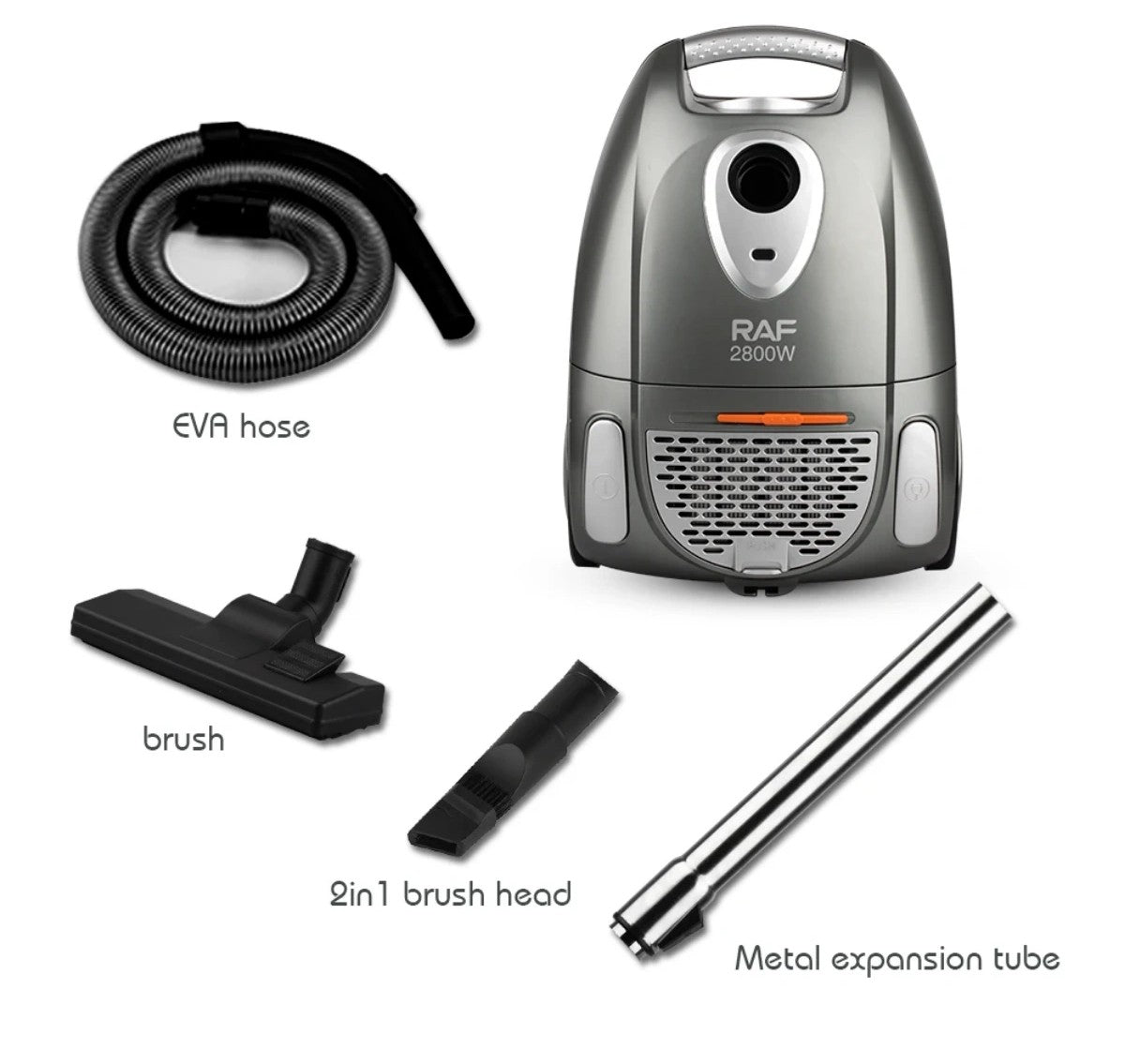 RAF Vacuum Cleaner Power Special Household Electric Aluminum