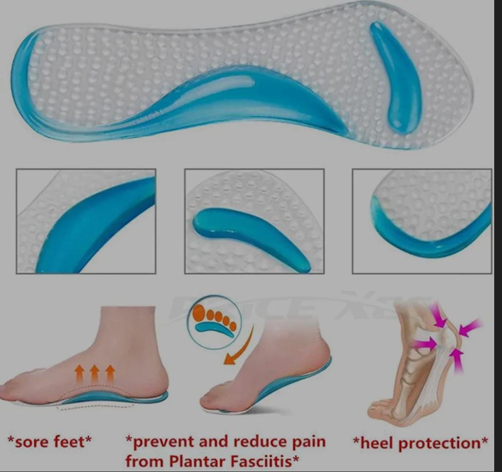 Silicone Gel Arch Support Insoles (1PAIR)