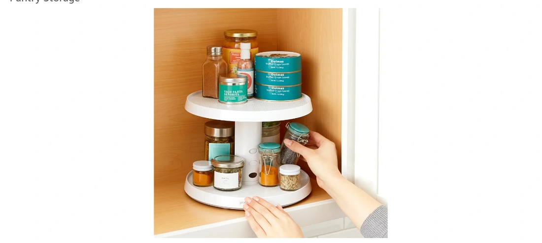 Turntable Organiser for Kitchen