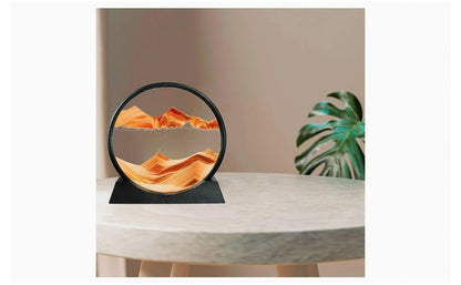 Round Tempered Glass 3D Deep Sea