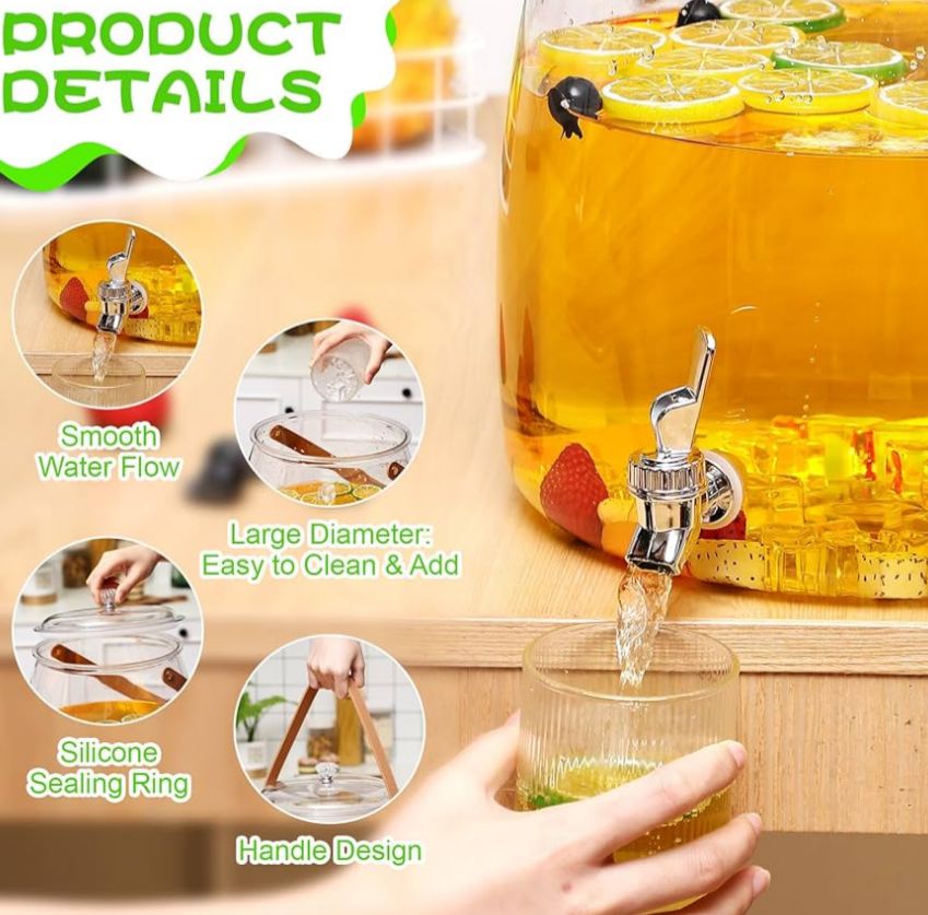 Gallon Plastic Beverage Dispenser