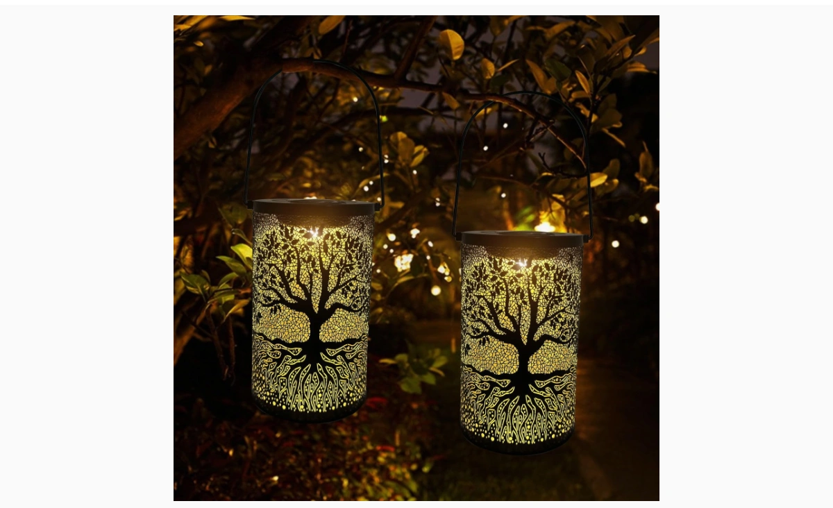 Solar Table Lanterns Outdoor Waterproof
