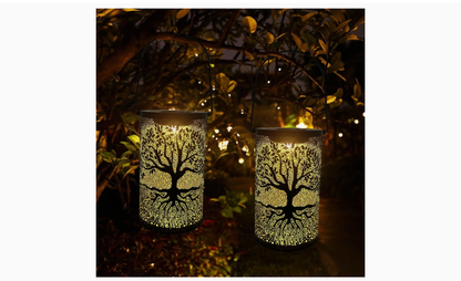 Solar Table Lanterns Outdoor Waterproof
